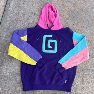 Karl Jacobs Hoodie Sz M Colorblock Enchantment 2021 Pullover Gamer Streetwear